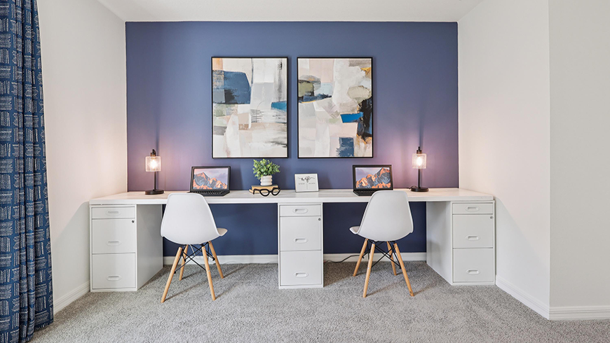 The Cali - Bedroom 4 turned into a double office