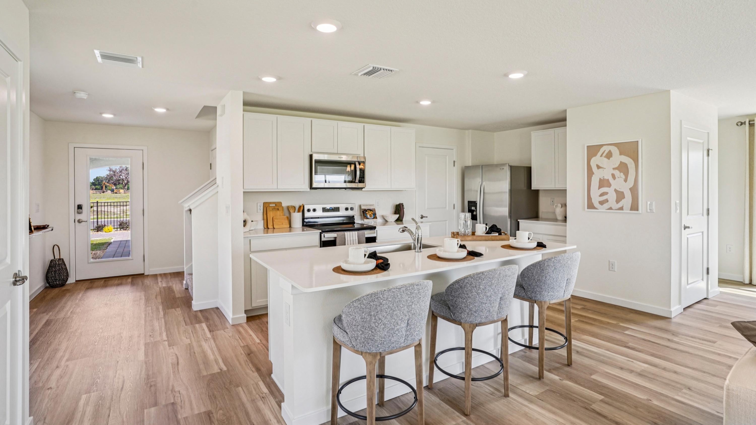 Elston Model Kitchen - Kitchen Island - New Construction Homes for Sale