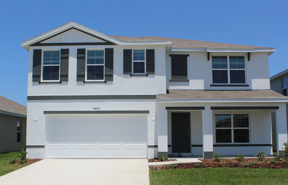 They Hayden - front Elevation of the Hayden Floor Plan at Autumn Glen - Belleview Homes For Sale