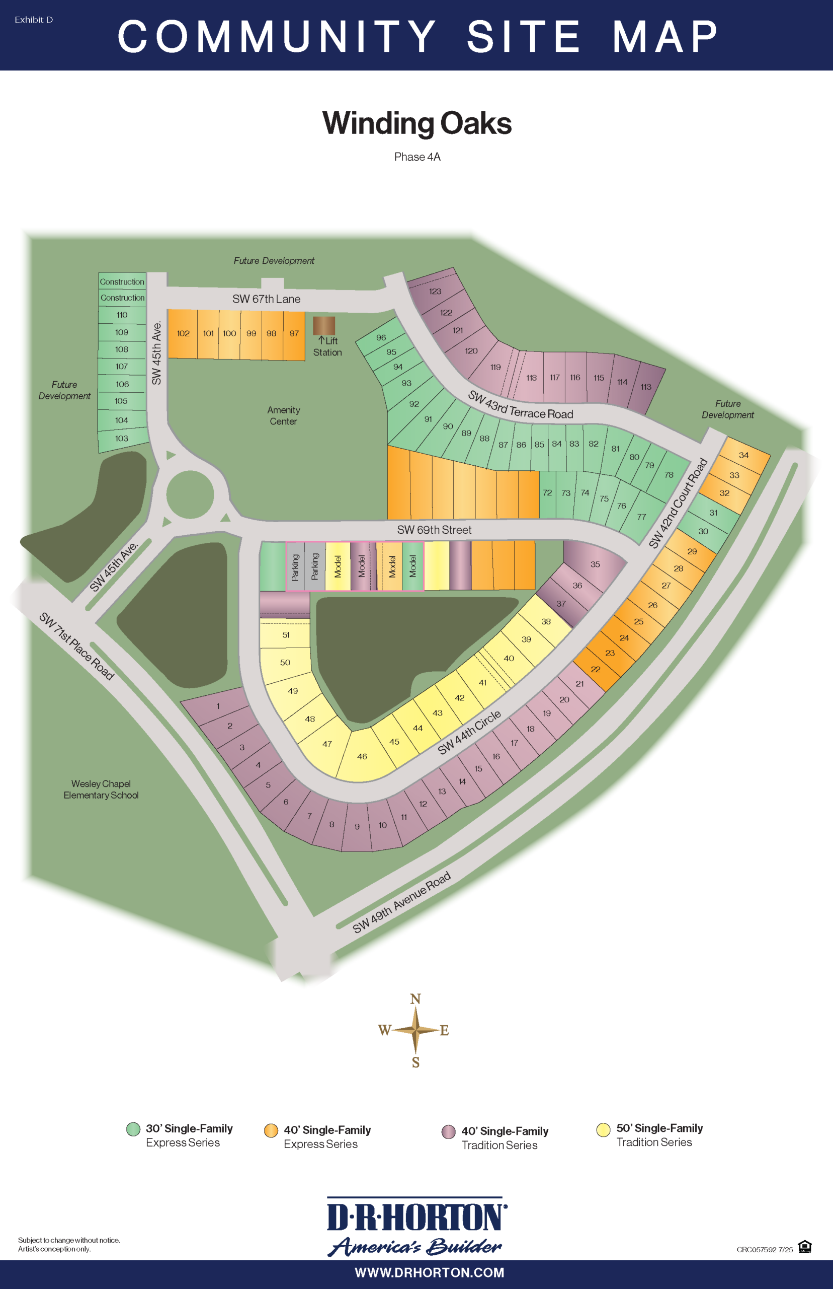 Tartan Farms at Winding Oaks Community Site Plan
